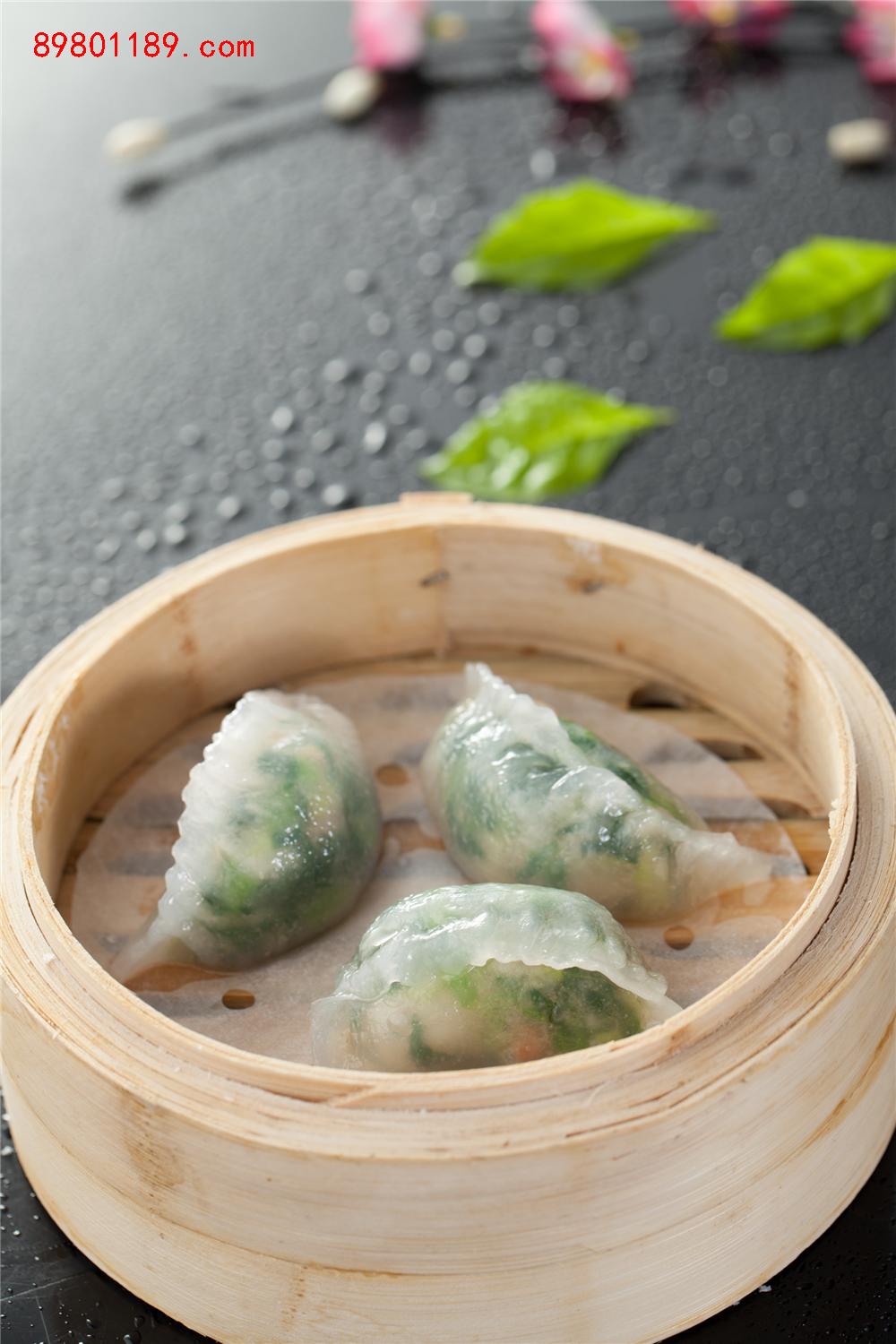 港式豆苗饺 选